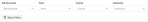 Admin Analytics Filter Options