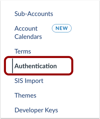 Root Account Authentication Link