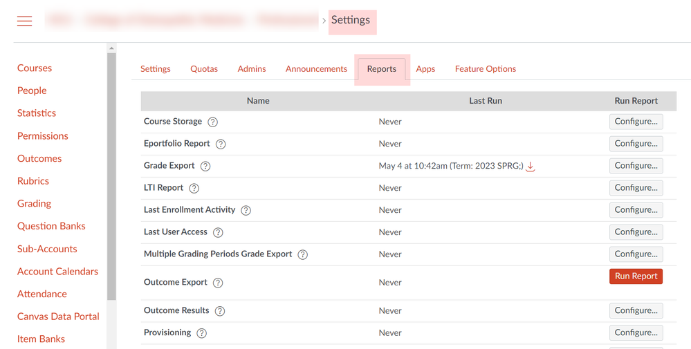Add a report builder here.