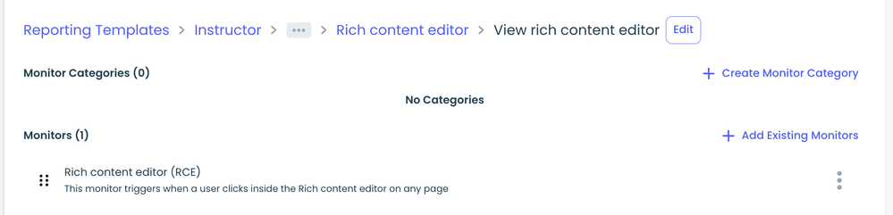 New Category added in Instructor report for Rich Content Editor view: