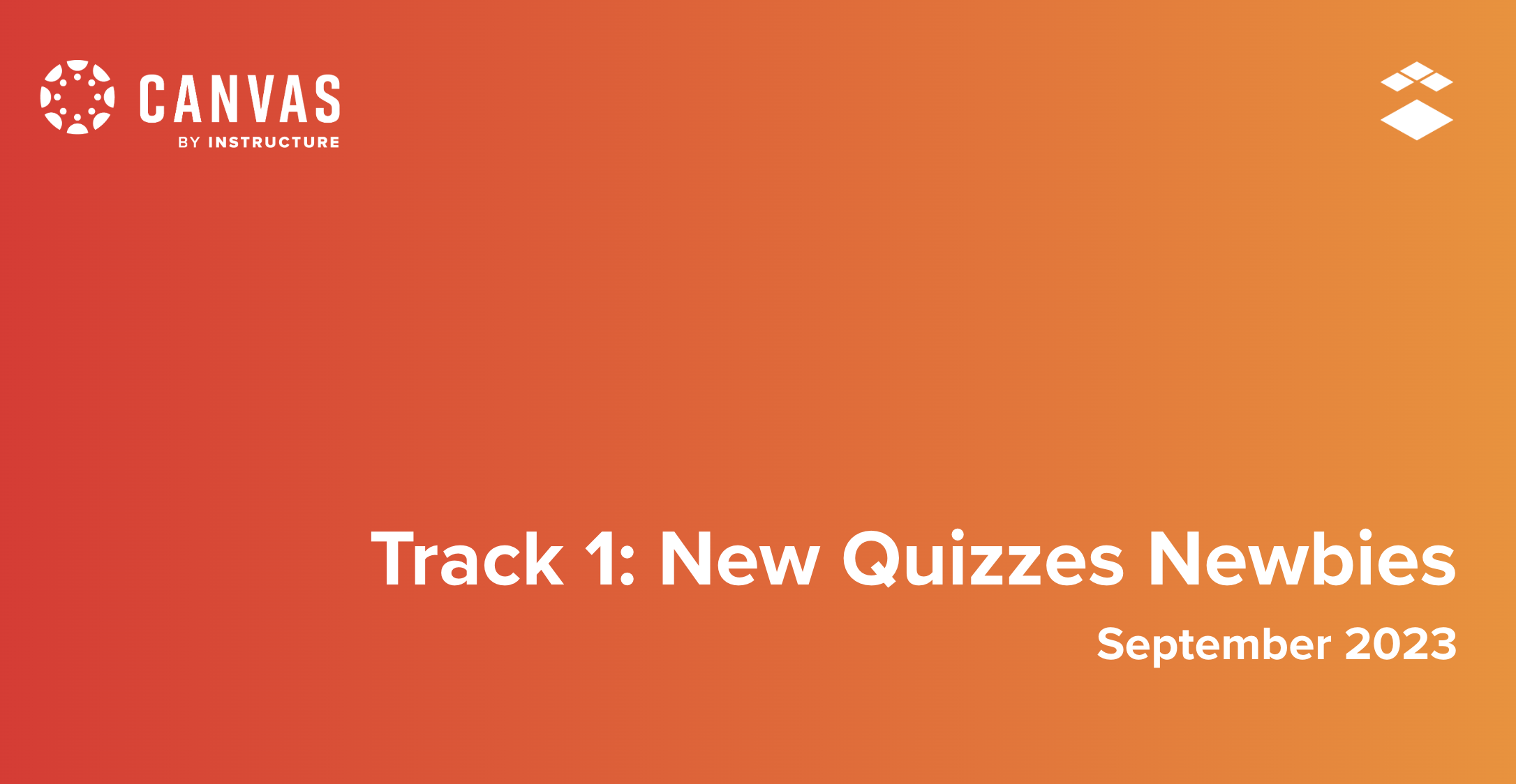Canvas New Quizzes Global Webinar Track 1 for New... Instructure