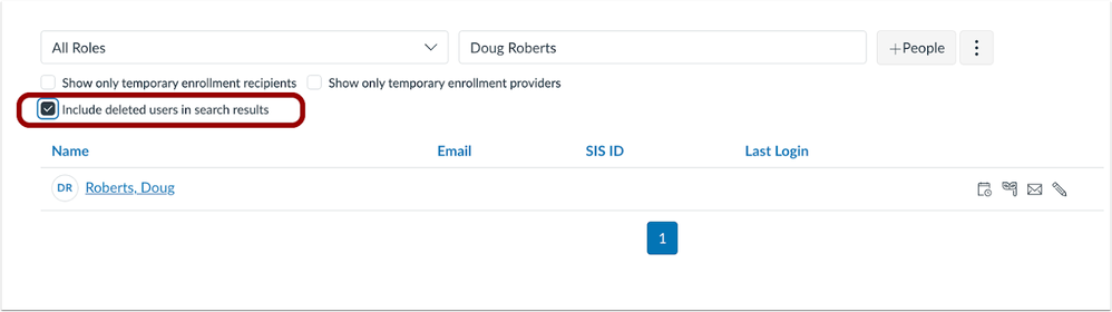 People Include Deleted Users in Search Results Checkbox