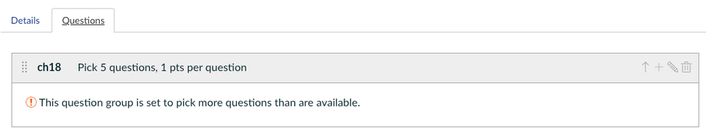 Broken link to question bank