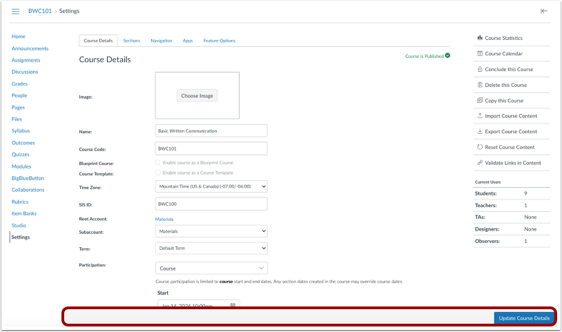 Account Settings Fixed Footer