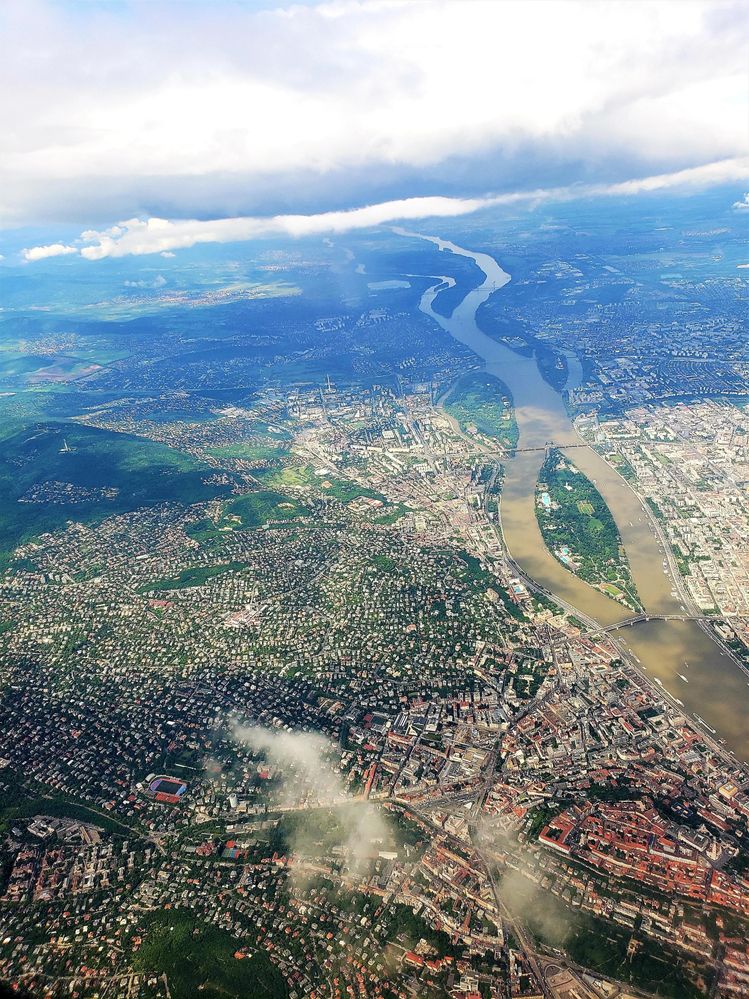 Budapest from above