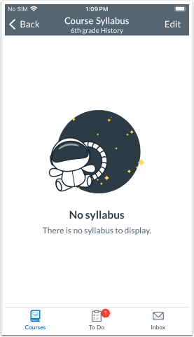 No Syllabus Placeholder