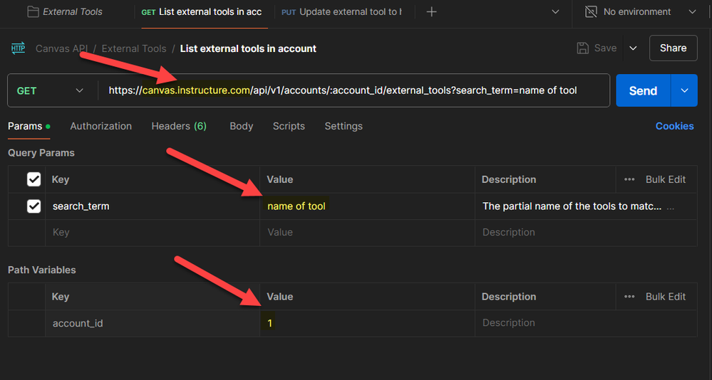 postman get external tools