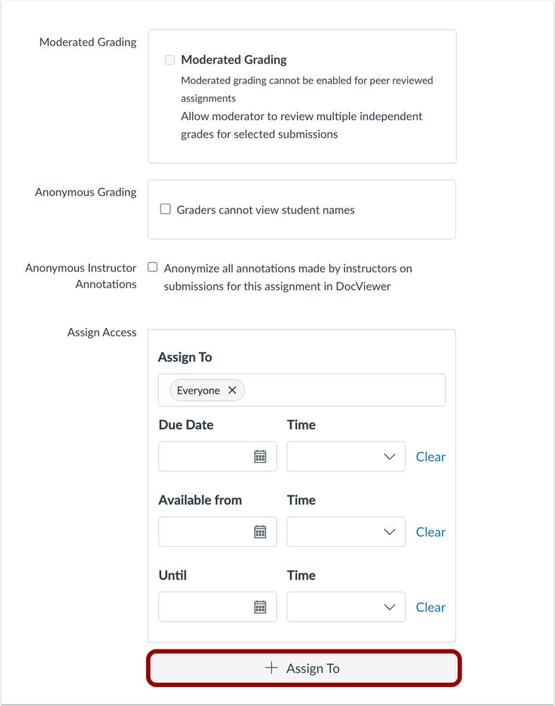 Edit Page Assign To Field