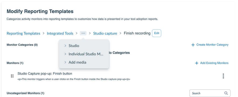 Integrated Tools: Finish Recording