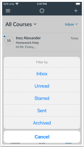Inbox Filters