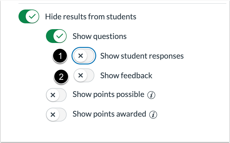 Show Questions Options