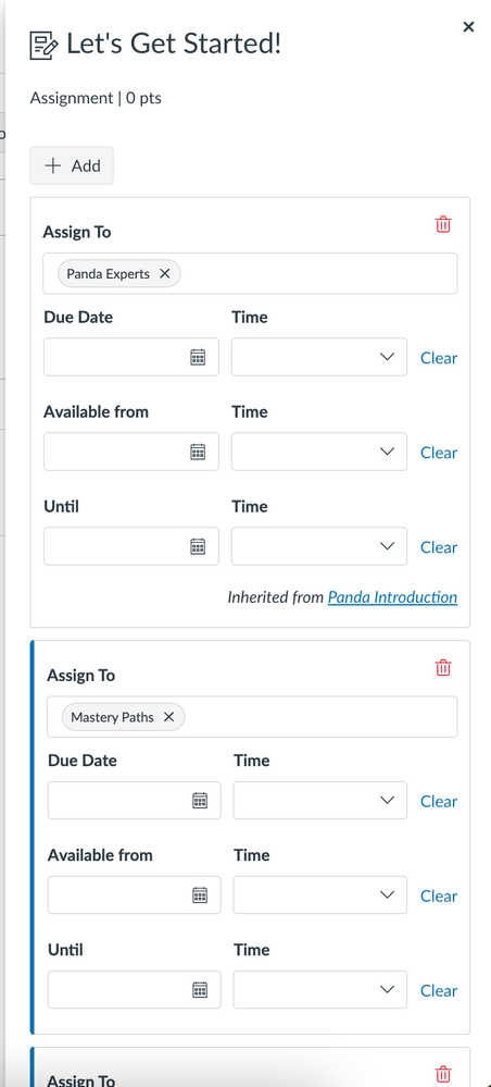 Assign To Tray