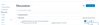 Discussions Index Page Edit Option
