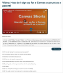 Example Video Page