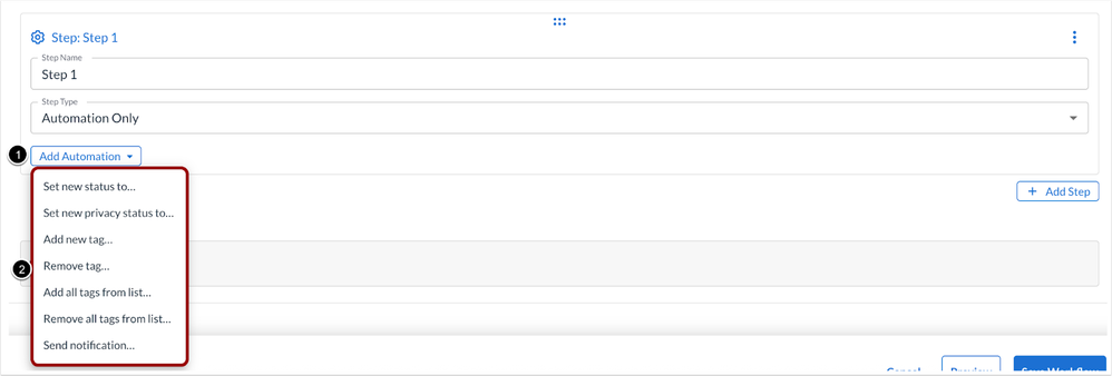 Add Automation