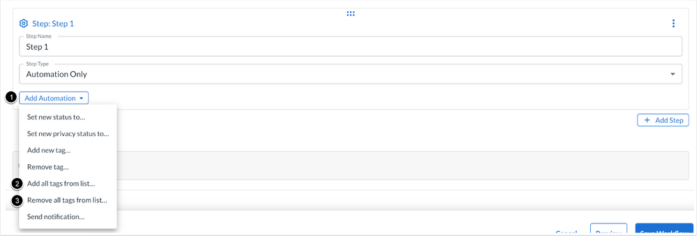 Add Automation