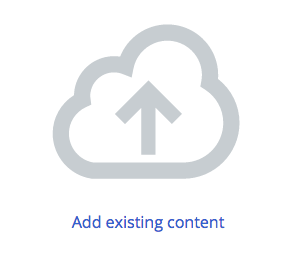 Add existing content