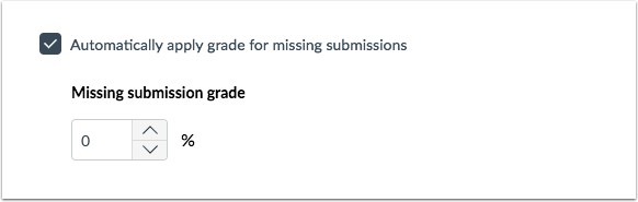 New Gradebook option to add a missing submission grade New Gradebook option to add a missing submission grade