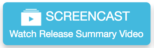 Canvas New Release Screencast
