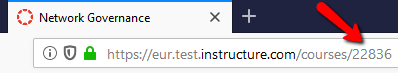 URL course ID