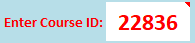 course id course id