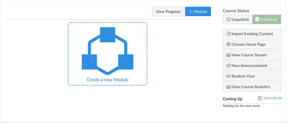 Modules in Home Page