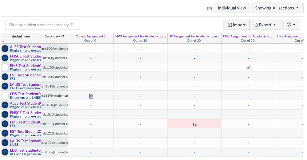 Gradebook