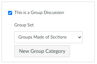 group discussion settings