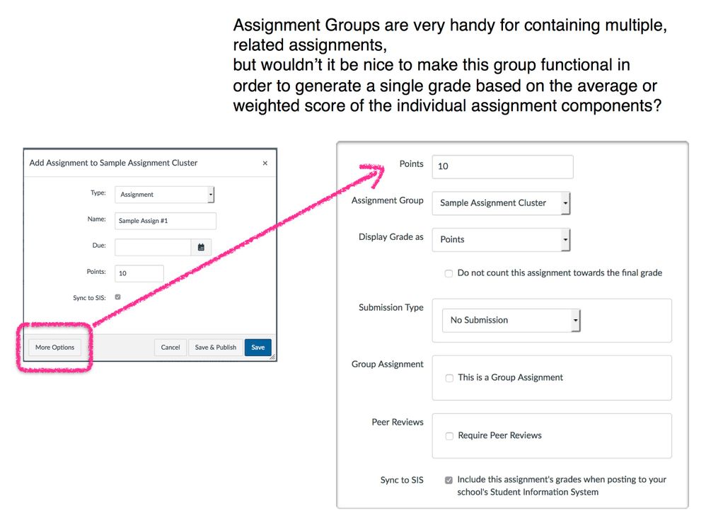 Such a feature would belong here in Assignment Group dialog and_or Assignment edit page.