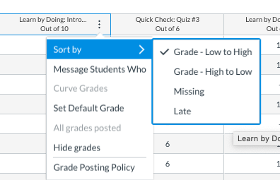 gradebook view gradebook view